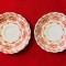 2 FARFURIOARE DIN PORTELAN ENGLEZESC- MARCAJ RH &amp; SL P. ENGLAND 1898-1902 D14CM