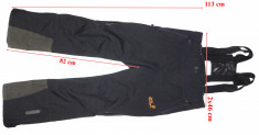 Pantaloni schi Jack Wolfskin bretele RECCO Stormlock softshell barbati M foto