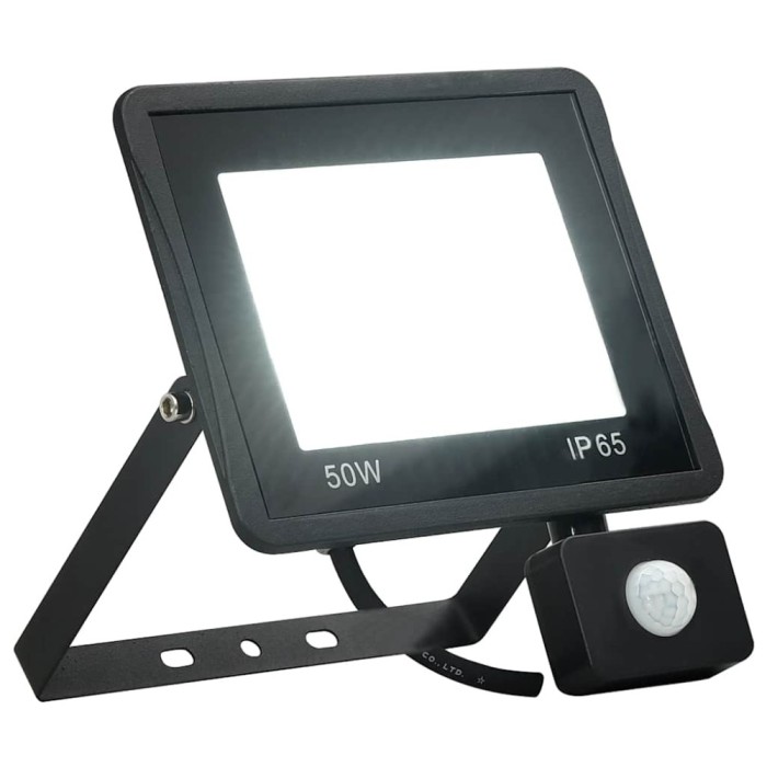 Proiector LED cu senzor, 50 W, alb rece