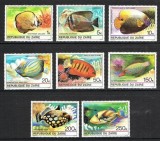 Zaire 1980 Tropical fish, MNH S.280, Nestampilat