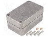 Carcasa aluminiu, 80mmx130mmx60mm, IP68, DELTRON ENCLOSURES - 486-130806-68