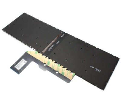 Tastatura HP Argintie Envy x360 15M-EE iluminata layout US fara rama enter mic, NSK-XW18C iluminata layout US foto