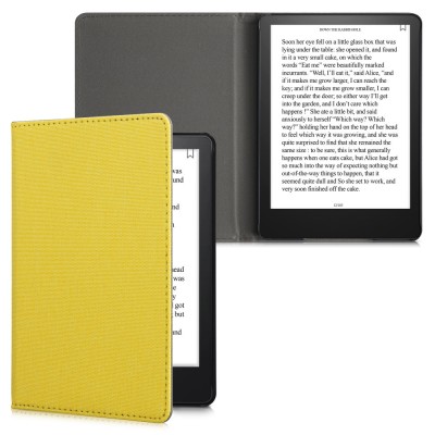 Husa pentru Amazon Kindle Paperwhite 11, Kwmobile, Galben, Textil, 57160.06 foto