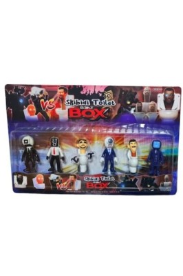 Set Toilet, 6 Figurine, Multicolor, 10cm, diverse modele foto