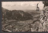 CPIB 25291 CARTE POSTALA - BAD REICHENHALL, TELECABINA, CIRCULATA, 1964, STAMPILA, TIMBRU