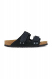 Birkenstock papuci din piele Uji femei, culoarea negru, 1024832