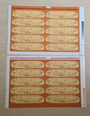 ROMANIA 1975 LP 896a coala EROAREA Pelendava 1750 Craiova 500 ani Nestampilat foto