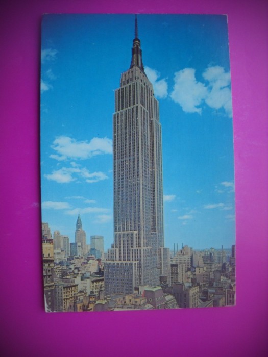 HOPCT 7705 EMPIRE STATE BUILDING - NEW YORK CITY - STAMPILOGRAFIE-SUA-AMERICA DE NORD -CIRCULATA