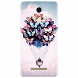 Husa silicon pentru Xiaomi Remdi Note 3, Butterfly Baloon