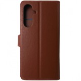 Husa tip carte cu stand Techsuit, aspect piele maro, pentru Samsung Galaxy A36 5G