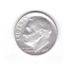 Moneda SUA 1 dime 1963 10 centi, stare foarte buna, curata, America de Nord, Argint