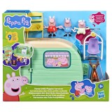 Peppa pig caravana celor trei purcelusi