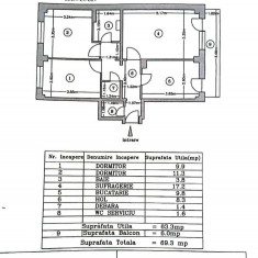 Apartament 3 camere,Bascov