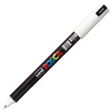 Cumpara ieftin Marker UNI PC-1MR Posca, 0.7 mm,varf fin metalic,alb