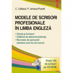 Modele de scrisori profesionale in limba engleza (contine CD) - Patricia Janiaud-Powell, Carole Caillaud foto