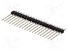 Conector 20 pini, seria {{Serie conector}}, pas pini 2.54mm, CONNFLY - DS1021-1*20SF15-B