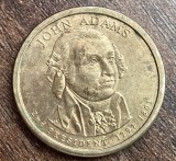 C50 - Moneda foarte veche - America - 1 dollar John Adams - litera D - 2007
