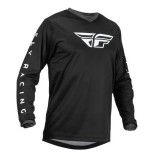 Cumpara ieftin Tricou (bluza) cross-enduro Fly Racing model F-16 culoare: negru/alb