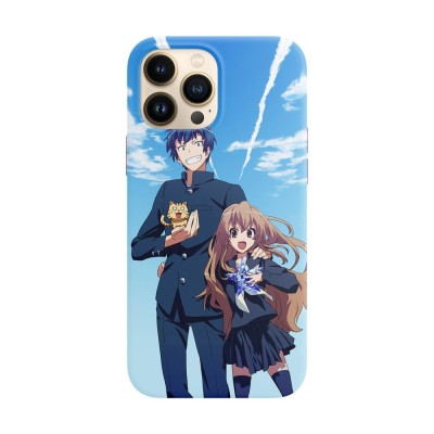 Husa compatibila cu Apple iPhone 12 model Toradora, Silicon, TPU, Viceversa foto