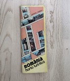 Harta turistica romania indice de obiectiv pe verso policroma anii 70