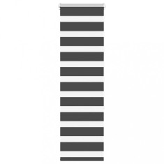 vidaXL Jaluzea tip zebra neagră lățime țesătură 40,9 cm poliester