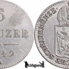 1849 A (Viena), 6 Kreuzer - Franz Joseph I - Imperiul Austriac