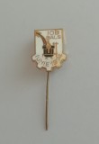 QW9 I 100 - Insigna - tematica industrie - inscriptia IOB Bals - iunie 1974, Romania de la 1950