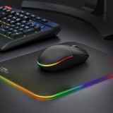 Mousepad Gaming cu Lumina LED RGB 35x25cm