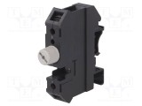 Clemă siguranţe cilindrice 5x20mm pentru şină DIN 10A 800VAC DEGSON ELECTRONICS