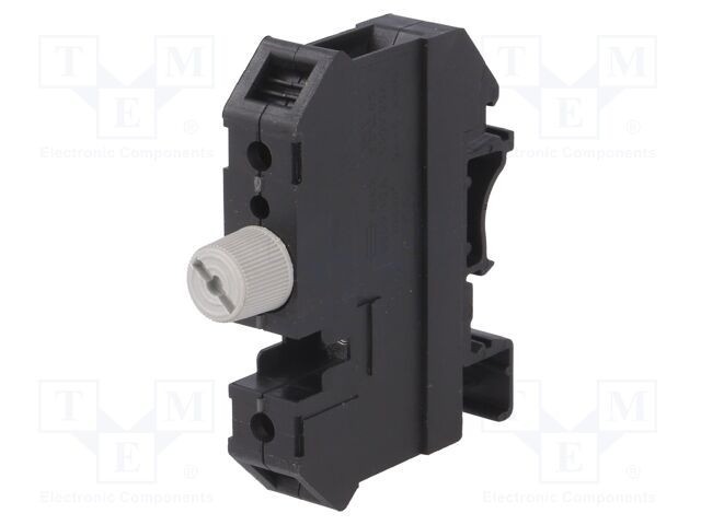 Clemă siguranţe cilindrice 5x20mm pentru şină DIN 10A 800VAC DEGSON ELECTRONICS