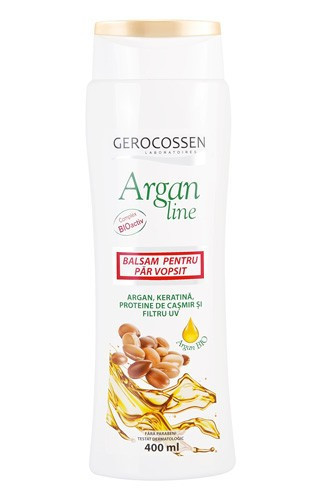 Balsam pentru par vopsit Argan Line 400 ml, Gerocossen