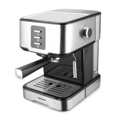 Espressor Brassilo Heinner, 850 W, 1.5 l, 15 bar, carcasa plastic/inox, Argintiu foto
