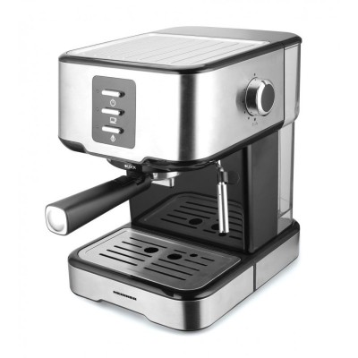 Espressor Brassilo Heinner, 850 W, 1.5 l, 15 bar, carcasa plastic/inox, Argintiu foto