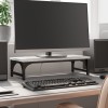 VidaXL Suport pentru monitor, gri sonoma, 55x23x14 cm, lemn compozit