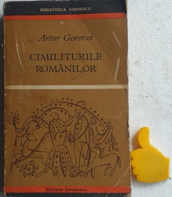 Cimiliturile romanilor Artur Gorovei foto