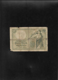Germania 10 mark marci 1906 seria1136047 uzata