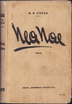 HST C393 Nea Nae 1935 N D Cocea ediția I foto