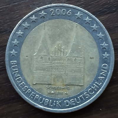 Moneda Germania - 2 Euro 2006 - Schleswig-Holstein - A foto