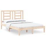 Cumpara ieftin Cadru de pat fara saltea, 140x200 cm, lemn masiv pin