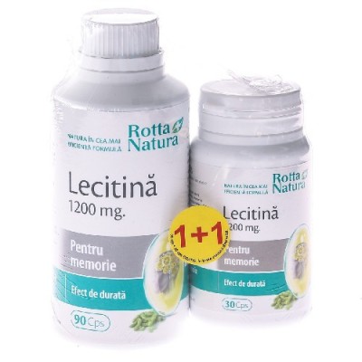 Lecitina 1200mg Rotta Natura 90+30cps foto