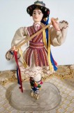 Lot 3 Păpuși Vintage Arta Crișana Oradea &ndash; Costume Populare Autentice, Stare Impecabilă