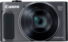 Aparat Foto Canon PowerShot SX620 HS, 20 MPx, Video 1080p, Zoom Optic 25x, Wireless, Negru foto