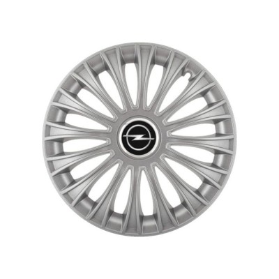 Set 4 capace roti 16 inchi (R16) Dino Gri, Compatibile cu Opel foto