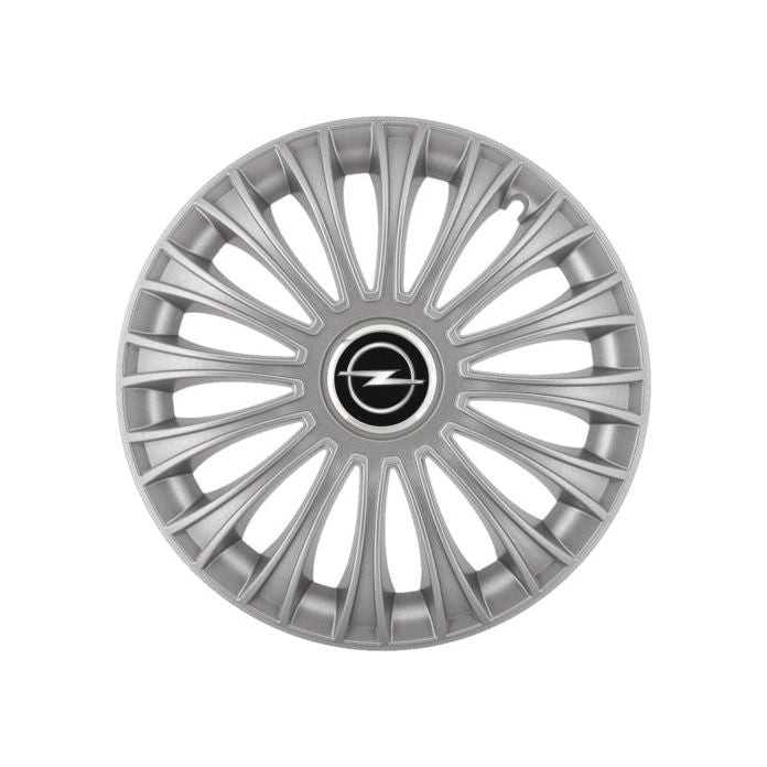 Set 4 capace roti 16 inchi (R16) Dino Gri, Compatibile cu Opel