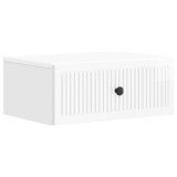 vidaXL Dulap de noapte cu sertar Alb foarte lucios 49 x 34,5 x 20 cm 897943