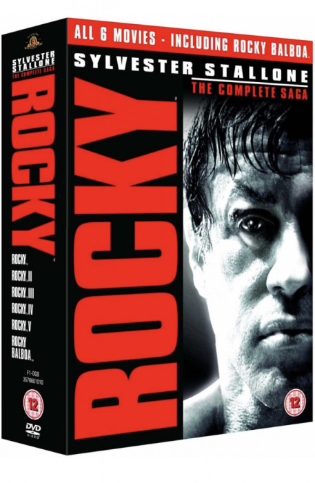 Filme Rocky 1-6 : The Undisputed Complete Collection [DVD] BoxSet Original