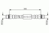 Conducta / cablu frana PEUGEOT EXPERT caroserie (VF3A, VF3U, VF3X) (2007 - 2016) BOSCH 1 987 481 665