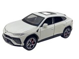 Macheta din metal Lamborghini Urus alb replica cu fum scara 1:24