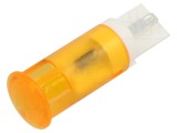 Lampă de control LED portocalie deschisă &Oslash;12mm, 220V AC - APEM