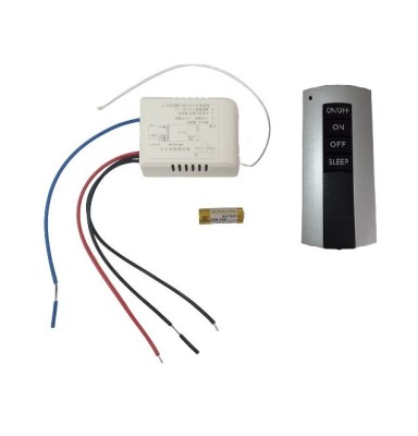 Kit lustra cu telecomanda RF si modul cu un canal pentru iluminat (ON-OFF) YB-0801 foto